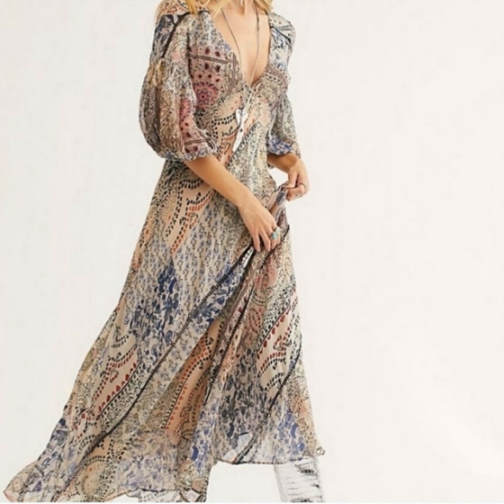 Free People Moroccan Dreams Maxi Dress Size 0
